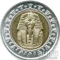 Лот: 9652792. Фото: 2. Египет 1 фунт 2008 год. Маска... Монеты