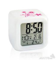 Лот: 3666935. Фото: 2. Будильник меняющий цвета, со звуками... 23 февраля и 8 марта