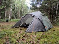 Лот: 9656090. Фото: 3. Палатка WoodLand trek 3. Два сквозных... Туризм, охота, рыбалка, самооборона