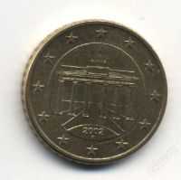 Лот: 1214909. Фото: 2. "50 евро центов" 2002 года. Монеты