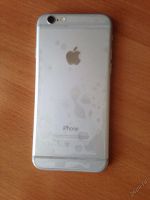 Лот: 5883264. Фото: 3. Apple iPhone 6 16 ГБ серебристый. Красноярск