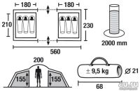 Лот: 10011302. Фото: 2. палатка туристическая High Peak... Туризм
