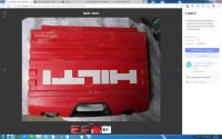 Лот: 23229345. Фото: 2. Кейс HILTI. Инструмент и расходные