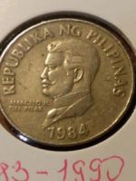 Лот: 11319694. Фото: 3. 724 Филиппины 50 сантимо 1984... Коллекционирование, моделизм