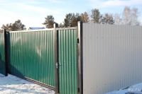 Лот: 10061449. Фото: 7. Забор , ворота откатные, ворота...