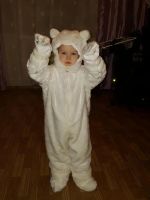 Лот: 8765834. Фото: 2. Новогодний детский костюм белого... Праздничные костюмы, аксессуары