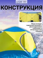 Лот: 22162003. Фото: 5. Палатка для зимней рыбалки Стэк...