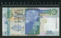 Лот: 19899688. Фото: 2. Сейшелы 10 рупии ( люкс). Банкноты