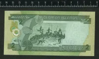 Лот: 25886590. Фото: 2. Соломоновы острова 2 доллара. Банкноты