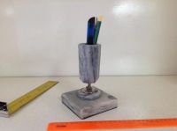 Лот: 6257672. Фото: 6. Карандашница камень ссср