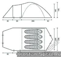 Лот: 5576313. Фото: 4. Палатка Campack Tent Breeze Explorer... Красноярск