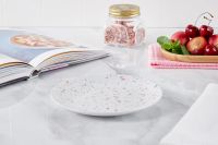 Лот: 25340883. Фото: 2. Тарелка Hoff Мраморная крошка. Посуда, кухонная утварь