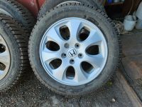 Лот: 25440271. Фото: 3. Шины на дисках honda r16 205/55. Авто, мото, водный транспорт
