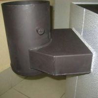 Лот: 11008481. Фото: 3. Переходник печной с шибером "Сибирь... Строительство и ремонт