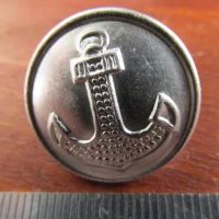 Лот: 25789671. Фото: 3. Пуговица форменная речник серебристая... Коллекционирование, моделизм