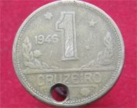 Лот: 10877310. Фото: 2. Монета №18690 Бразилия, 1946год. Монеты