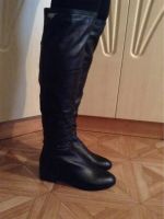 Лот: 4564705. Фото: 2. Продам кожаные сапоги. Женская обувь