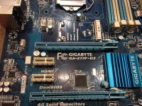 Лот: 14789133. Фото: 2. Материнская плата LGA1155 GA-Z77P-D3... Комплектующие