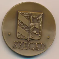 Лот: 25316310. Фото: 2. Венгрия Медаль город Сегед Szeged... Значки, медали, жетоны