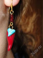 Лот: 330894. Фото: 2. Изделия из полимерной глины,серьги... Ювелирные изделия, бижутерия, часы