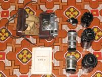 Лот: 1224033. Фото: 2. Фотоаппарат Киев-3 с объективом... Фотокамеры