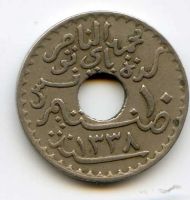 Лот: 3551733. Фото: 2. Тунис Французский 10 сантимов... Монеты