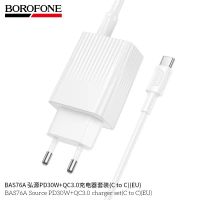 Лот: 25794370. Фото: 3. СЗУ BOROFONE BAS76A 1A1C+Type-C... Смартфоны, связь, навигация