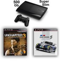 Лот: 3419452. Фото: 2. Продам! Ps3 super slim 500 г. Игровые консоли