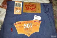 Лот: 9038658. Фото: 6. Джинсы Levis 501 Red Tab 36 Х...