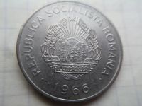 Лот: 21235106. Фото: 2. Румыния 1 лей 1966. Монеты