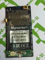 Лот: 11063637. Фото: 2. Дисплей Highscreen Zera S с тачскрином... Запчасти, оборудование
