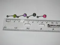 Лот: 11409040. Фото: 2. пирсинг новый с надписью "bitch... Ювелирные изделия, бижутерия, часы