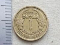 Лот: 19857591. Фото: 4. Монета 1 франк один Франция 1933... Красноярск