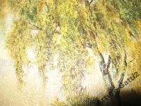 Лот: 6007176. Фото: 3. Картина пейзаж масло на картоне... Домашний быт