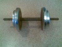 Лот: 2479213. Фото: 2. гантель разборная 17кг. Тяжелая атлетика