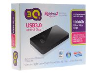 Лот: 4326776. Фото: 3. Внешний HDD 3Q 1TB 5400rpm [3QHDD-T290M-BB1000... Компьютеры, оргтехника, канцтовары