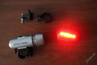 Лот: 1800935. Фото: 3. фонарь фара для велосипеда 5 smd... Спортивные товары