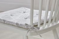 Лот: 25037937. Фото: 3. Подушка-галета Linen Way Лист. Домашний быт