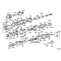 Лот: 21168266. Фото: 2. Подшипник КПП Toyota Aisin R154... Автозапчасти