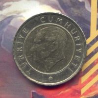 Лот: 4638355. Фото: 2. Турция 50 курушей 2011 Биметалл... Монеты
