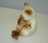 Лот: 17817386. Фото: 3. Фигурка фарфоровая Котенок (Y734... Коллекционирование, моделизм