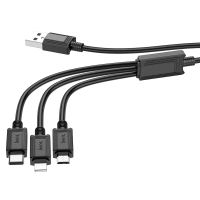 Лот: 22375930. Фото: 3. Кабель USB Type-A - Type-C, MicroUSB... Смартфоны, связь, навигация