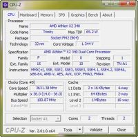 Лот: 19039814. Фото: 3. Процессор AMD Athlon X2 340 [AD340X0KA23HJ... Компьютеры, оргтехника, канцтовары