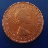 Лот: 19636874. Фото: 2. Новая Зеландия 1 пенни 1953 Елизавета... Монеты