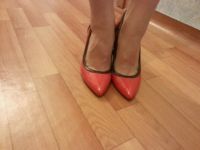 Лот: 4661596. Фото: 2. Туфли красные,обмен. Женская обувь
