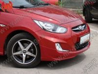 Лот: 5834598. Фото: 12. Юбка переднего бампера, №1, Hyundai...