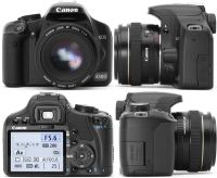 Лот: 3645690. Фото: 2. Фотоаппарат canon 450D+2 объектива... Фотокамеры