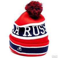 Лот: 13424027. Фото: 2. Шапка Россия, Красный. Мужская одежда