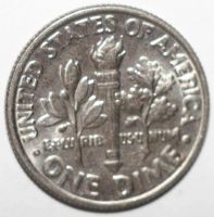 Лот: 11602762. Фото: 2. 1 дайм (10 центов) 1994 год. США... Монеты