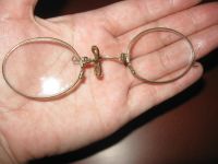 Лот: 11613887. Фото: 3. Антикварное пенсне позолота начало... Коллекционирование, моделизм